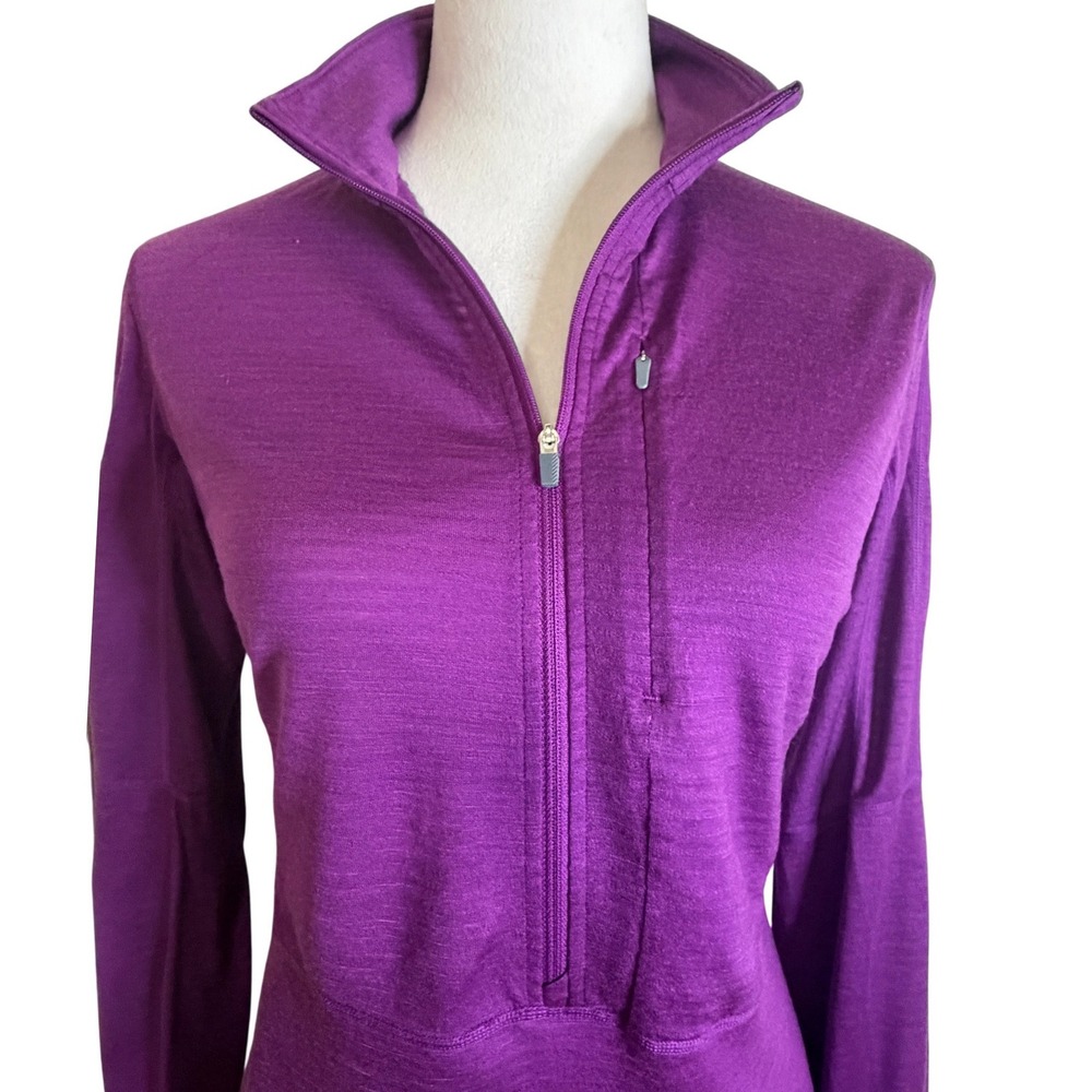 Icebreaker Womens Descender Merino Blend Half Zip Base Layer M Athleisure Hiking - Picture 11 of 11